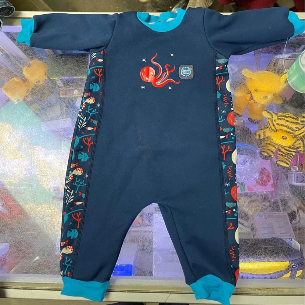Splash about warm in one bathing suit